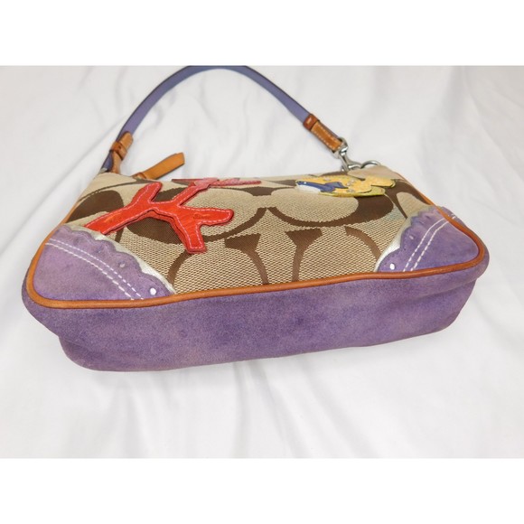 COACH Y2K Limited Edition Signature Fish Coral Applique Mini Baguette - Picture 9 of 12